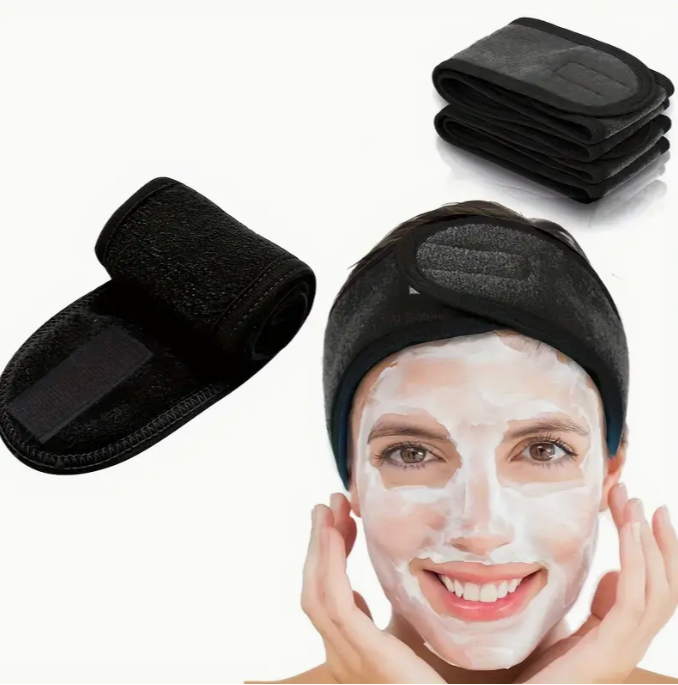 Set 2 pcs of Adjustable Spa Facial Headband
